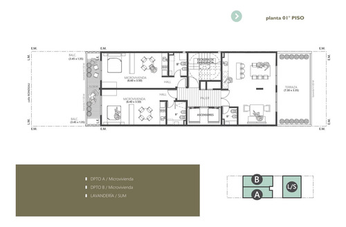 Venta Depto Nva Cba Rondeau Al 300!