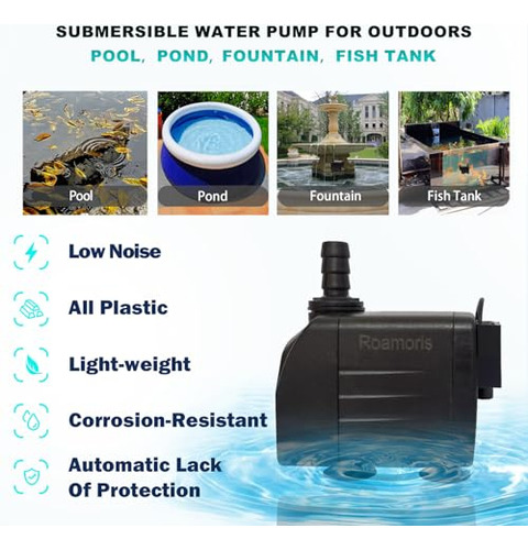 Bomba Sumergible Automática Con Sensor De Nivel, Bomba De A