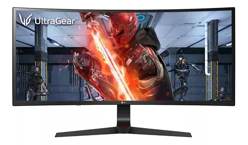 Monitor gamer curvo LG UltraGear 34GL750 led 34 negro y rojo 100V/240V