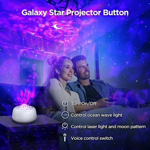 Proyector de estrellas, proyector inteligente de galaxia, funciona con  Alexa Google Assistant, aplicación de teléfono de 16 millones de colores