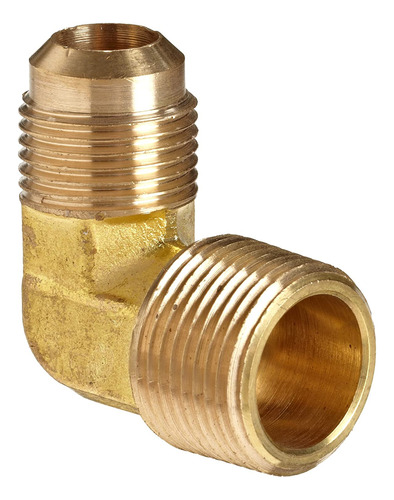 Brass Tube Fitting, 90 Degree Elbow, 3/8  Flare X 3/8  ...