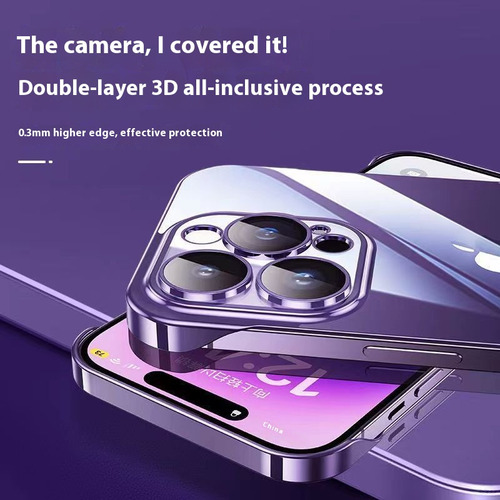 Xt Funda De Teléfono Apple Transparente Sin Bisel