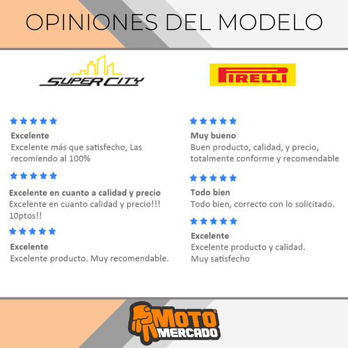 Imagen 4 de 6 de Cubierta 80 100 14 pirelli super City gilera smash 110 rd