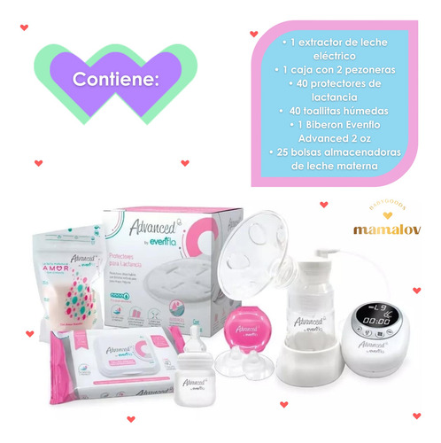 Set De Lactancia Materna Evenflo Con Extractor Eléctrico6700