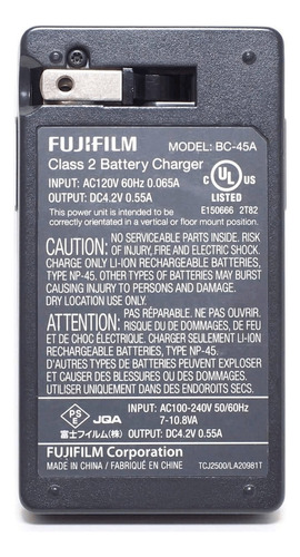 Cargador Fujifilm BC-45a para batería NP-45/NP-45a
