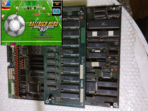 Juego Arcade Original Jamma Hat Trick Hero93