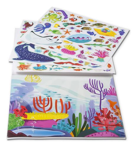 Melissa Doug Reusable Pelqueta Pada - Jungle, Farm Under The