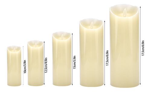 Lámpara De Luz Led Con Forma De Vela Buena Decoración Sin L