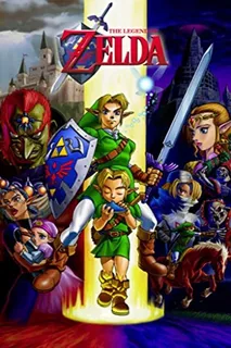 Póster De 24 x 36 - Zelda Ocarina Of Time