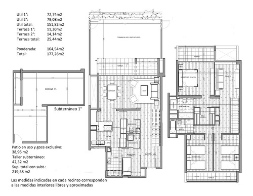 Depto Casa Con Jardin - Triplex - Portal La Dehesa