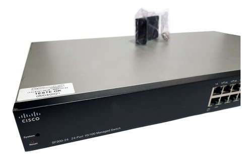 Switch Cisco Sf 300 24portas 10/100 Gerenciável 4x Giga 2sfp