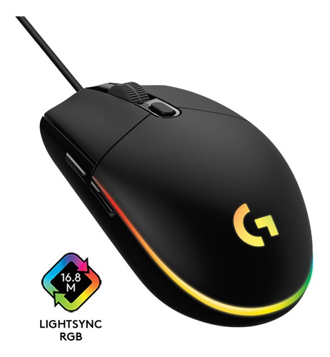 Mouse Gamer Logitech New G203 Lightsync Rgb 