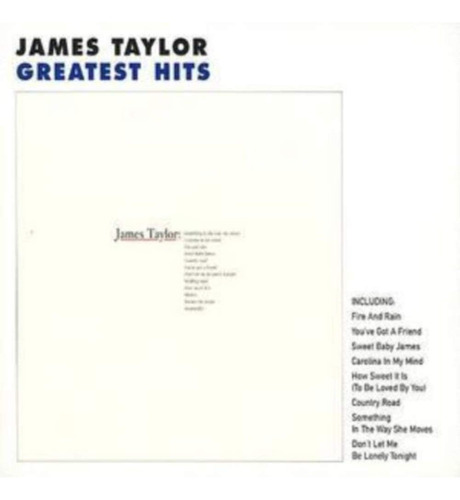 Cd: James Taylor: Greatest Hits