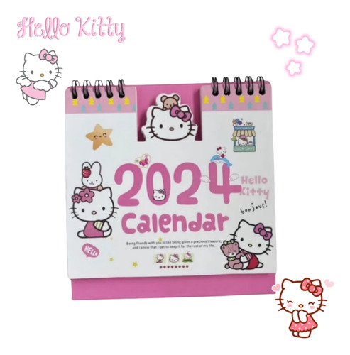 Nuevo Calendario 2024 Hello Kitty/ Diseño Dulce Y Tierno
