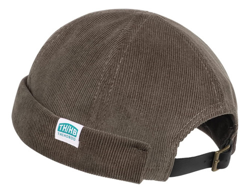 Clape Docker Hat Gorras Sin Ala Con Puños Gruesos Hombres