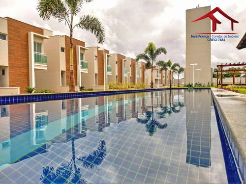 Casa Com 3 Dormitórios À Venda, 95 M² Por R$ 359.000,00 - Eusébio - Eusébio/ce - Ca0094