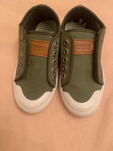 Zapatillas Mimo Con Abrojo Sin Cordones Como Nuevas