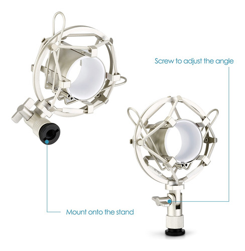 Neewer Nw-700 - Kit De Micrófono De Condensador Con Alimenta