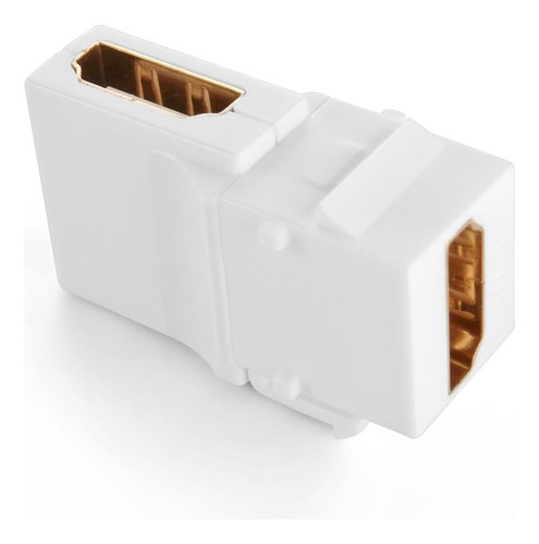 Adaptador Hdmi 90º Tnp Products Blanco, Faceplate