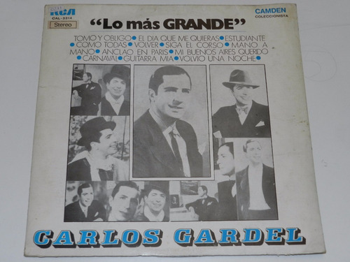 Vinilo 0271 - Carlos Gardel - Lo Mas Grande