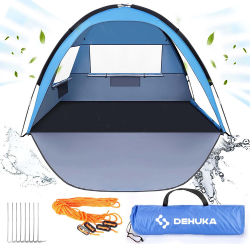 Carpa De Playa Autoarmable y Camping Protección Uv Fácil Armado Dehuka