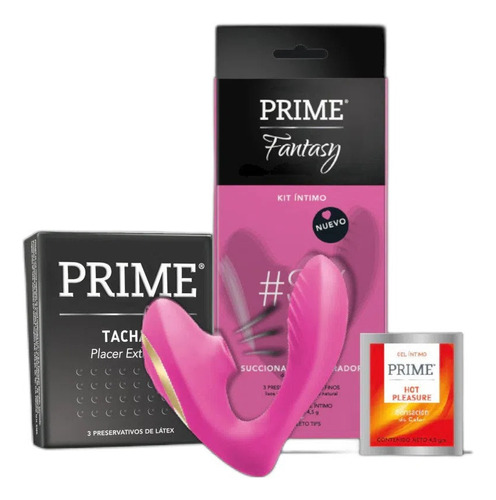 Gel Intimo Lubricante Prime Kit Combo Juguete + Preservativo