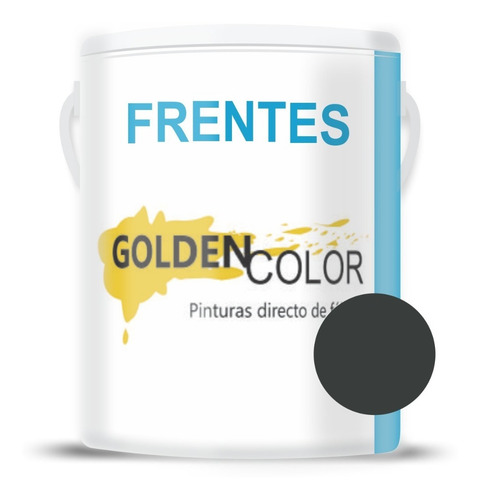 Impermeabilizante Latex Frentes Y Muros 10 Lts Color Gris Oscuro