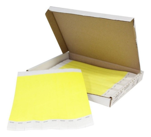 Aa Pulseras Brazaletes De Papel Tyvek 25 X 1.9 Cms 100
