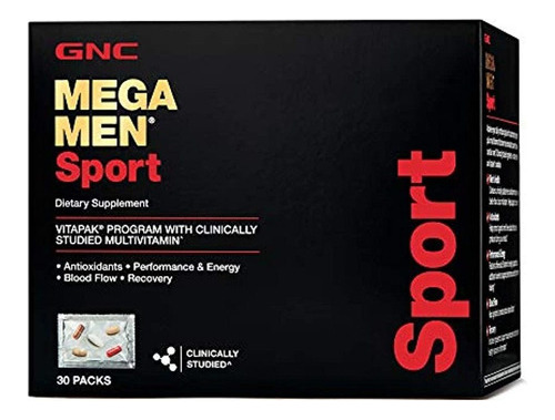 Programa Gnc Mega Men Sport Vitapak, 1