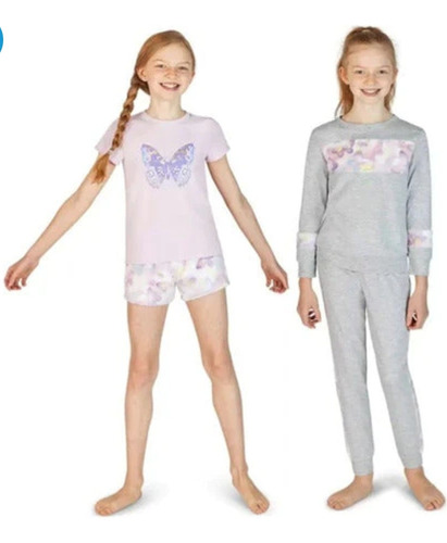 Set De Pijamas De Niñas Talla 10-12