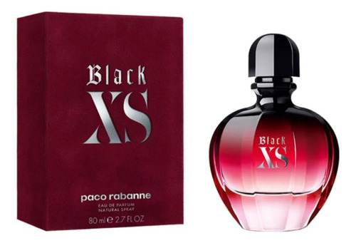 Perfume Black Xs De Paco Rabanne 80ml Para Damas