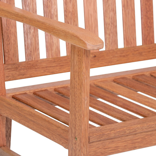 Conjunto Jardim Estofado Premium Madeira De Lei Área Externa