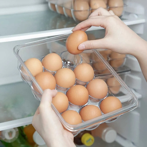 Organizador Heladera Porta Huevos Huevera Acrilico 12 Huevos