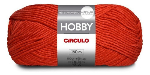 Lana Hobby Circle, 100 g, color pasión, 3635