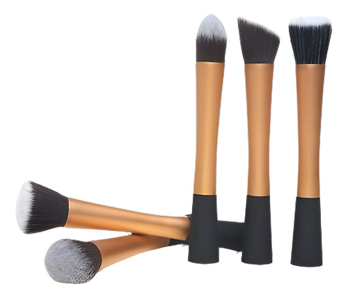 Megoodo 5 Piezas Profesional Mujeres Maquillaje Cepillo Conj