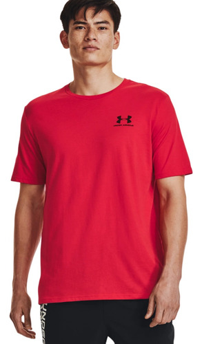 Camiseta Under Armour Sportstyle Lc Ss-rojo
