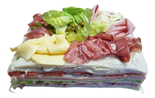 Tortas De Miga Saladas Cuadradas Con Picada Incluida!!!