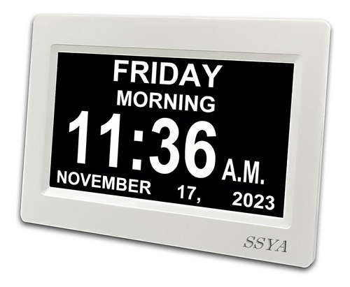 Reloj Digital Con Calendario Para Personas Con Problemas De