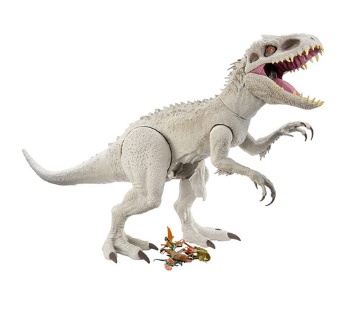 Imagen 3 de 6 de Figura de acción Indominus Rex Camp Cretaceous GPH95 de Mattel Super Colossal