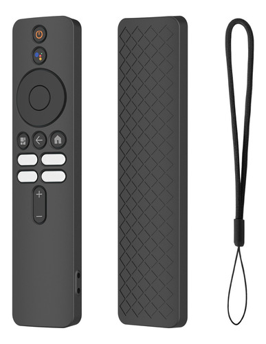 Funda Remote Control Carcasa Para Xiaomi Mi Tv Box S 2 Gen Color Negro