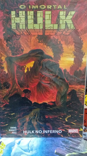 O Imortal Hulk Nº 03 Hulk No Inferno Ewing Bennet Marvel (Usado)