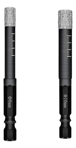 Conjunto De Brocas Secas Para , , , 10mm + 8mm