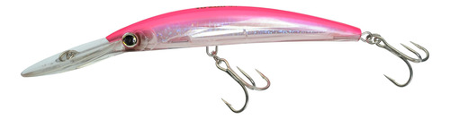 Yo-zuri Crystal 3d Minnow Deep Diver Señuelo, Rosa Fluoresce