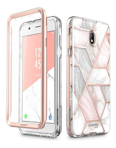 Funda Para Galaxy J7 (diseno Marmol Rosa/marca I-blason)