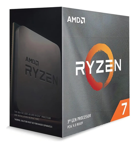 Processador AMD Ryzen 7 5700X 3.4GHz (4.6GHz Max Turbo) AM4