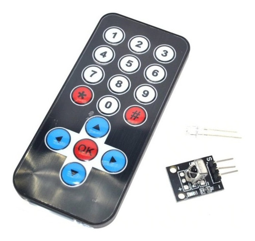 Kit De Control Remoto Con Módulo Receptor Infrarrojo, Hx1838