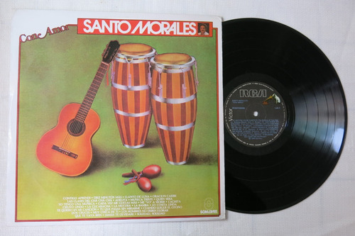 Vinyl Vinilo Lp Acetato Santo Morales Con Amor Tropical