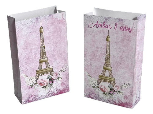 Bolsas Golosineras Personalizadas X 25 París