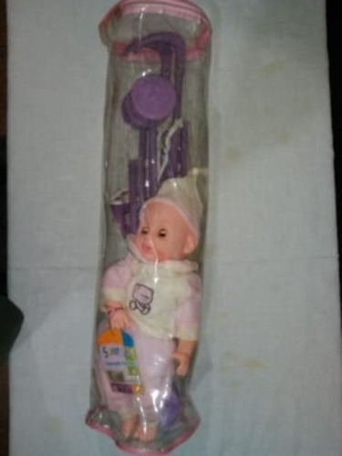 Muñeco Bebe Querido Con Su Coche