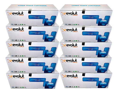 Kit 10x Toner Evolut P/  Brother Tn1060 Dcp1617 1602 Hl1212